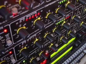 Audio Processing Equipment Rack
